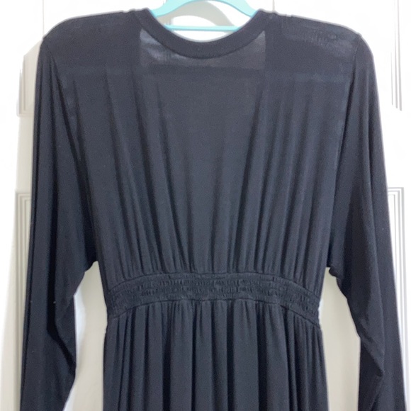 Bump in the Night Women’s Black Maternity bath robe size 2X - Picture 5 of 8